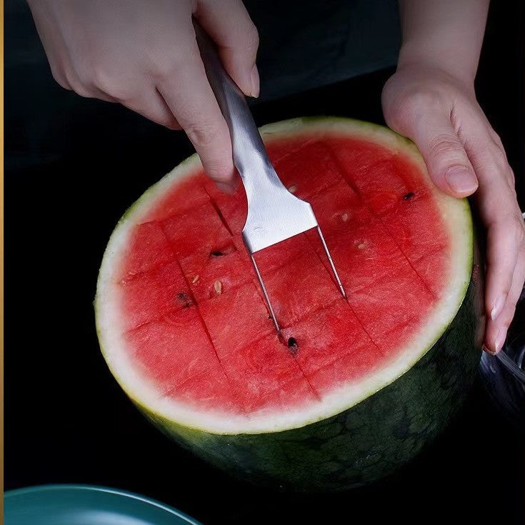'JuicySlice' - Watermelon Fork & Slicer