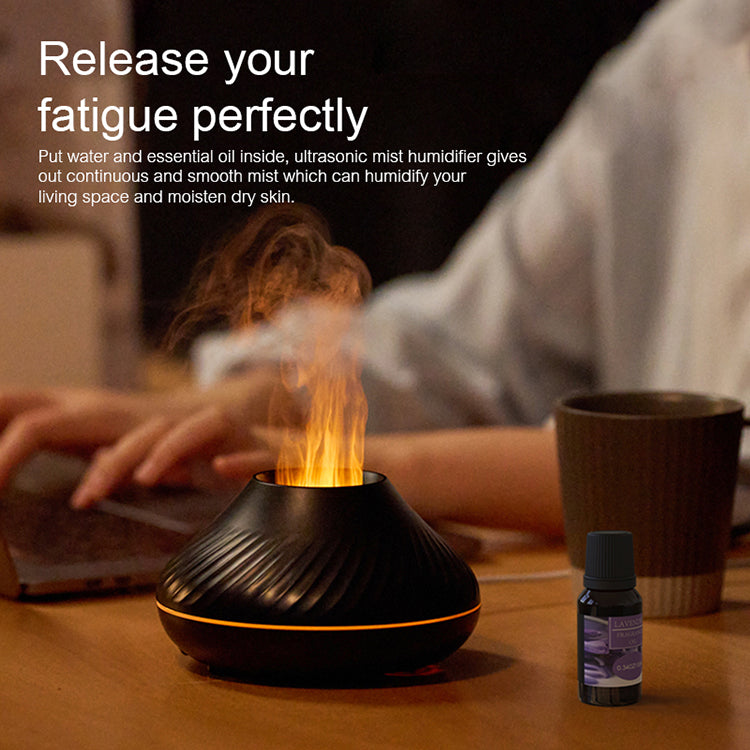 'FlameSoothe' - Flame Humidifier/Aromatherapy