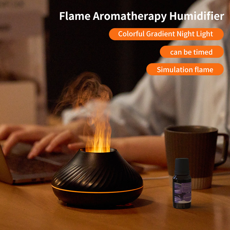 'FlameSoothe' - Flame Humidifier/Aromatherapy